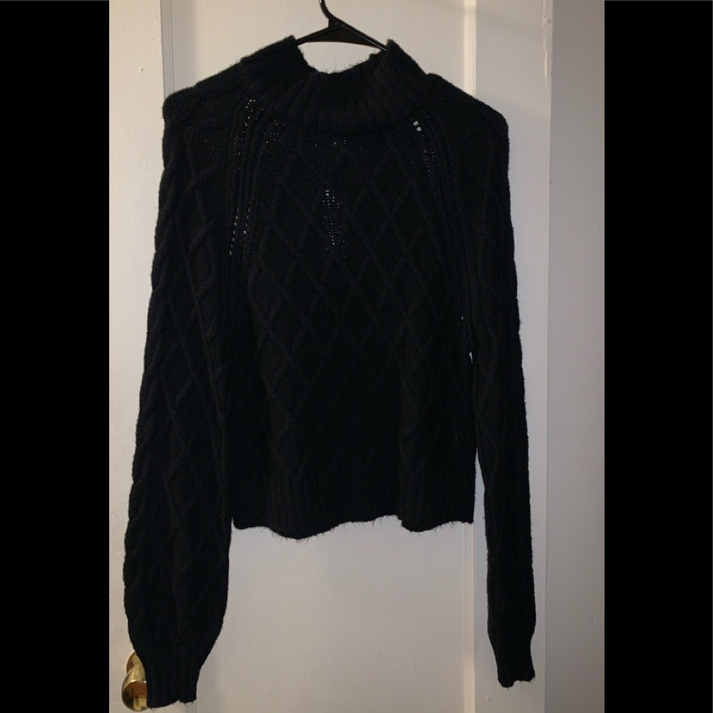 Mock neck sweater